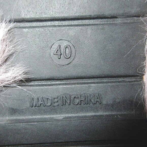 Cozy Plush Boudoir Slippers Size 9.5 40 Slip On Slide Coquette Soft Girl NWT - Picture 8 of 9